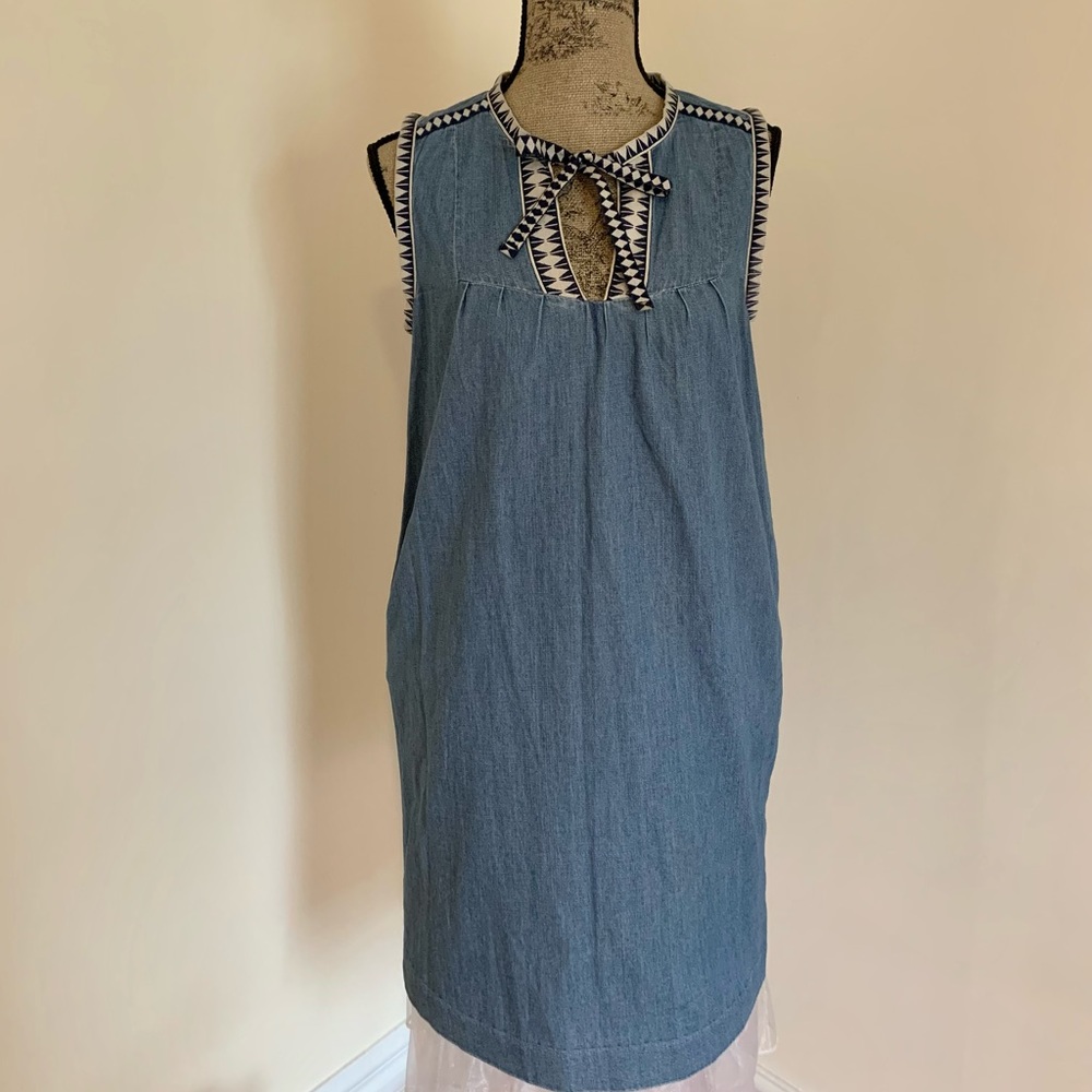 Women's Denim/Jean/Blue  Summer Dress By J.Crew